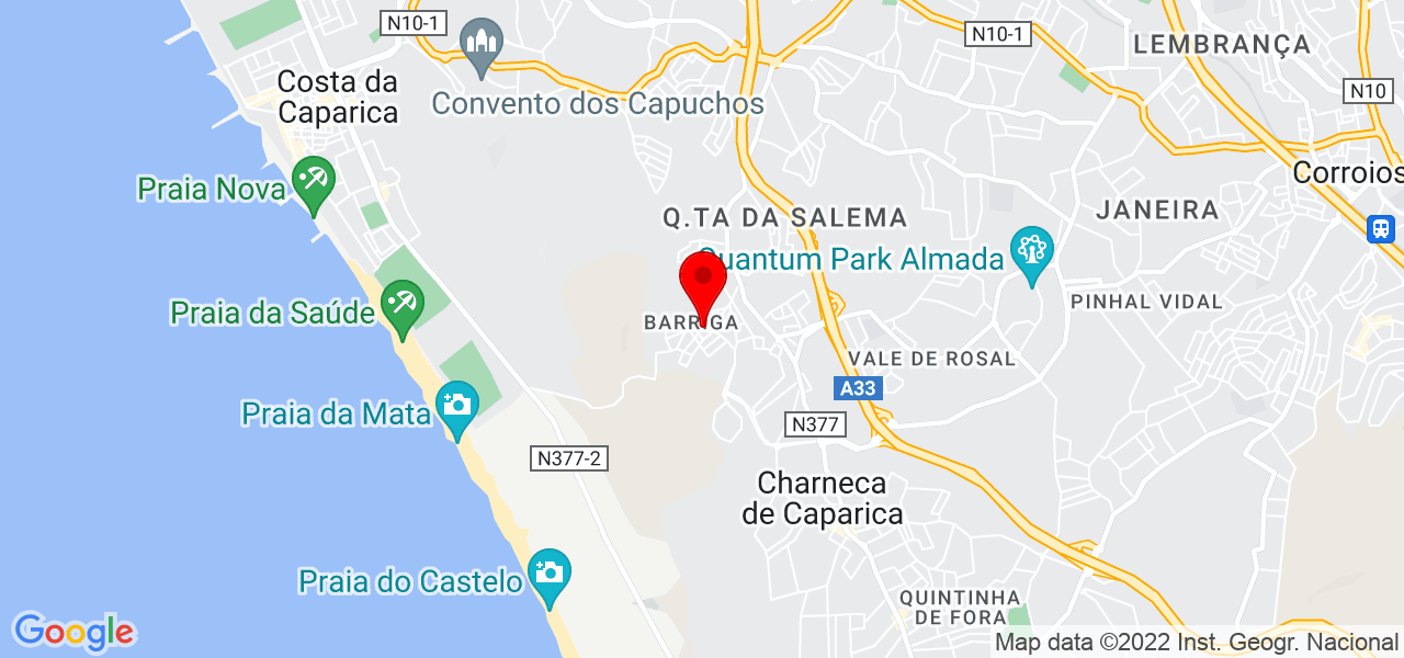 C&iacute;rculo Vertical Unipessoal, Lda - Setúbal - Almada - Mapa