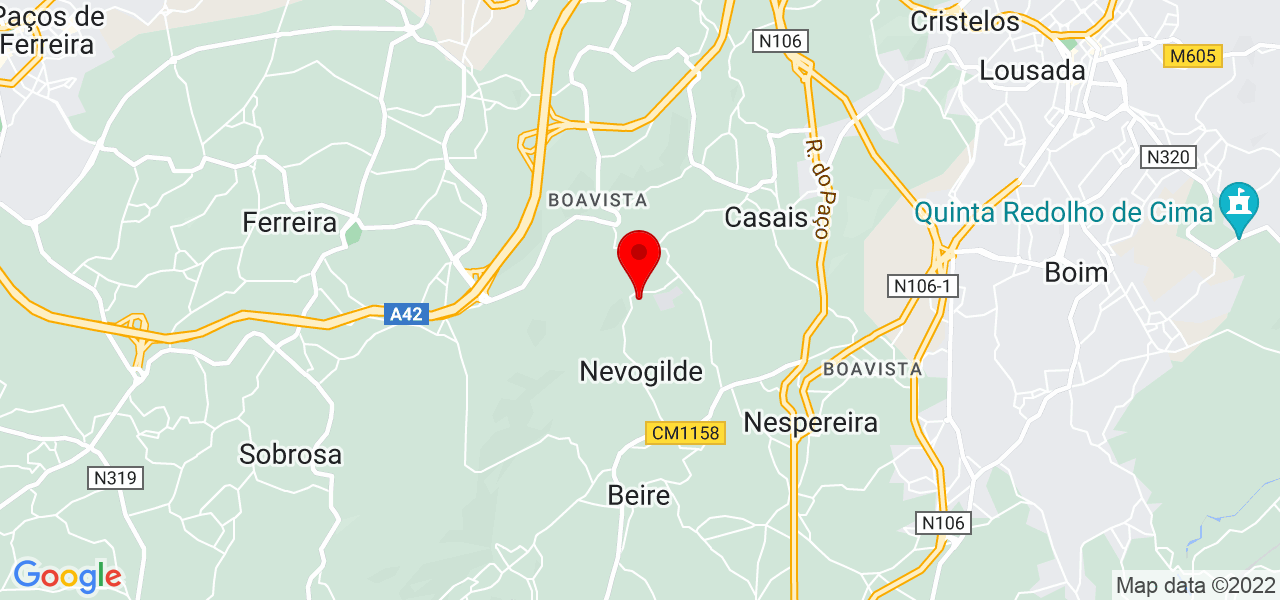 Val - Porto - Lousada - Map
