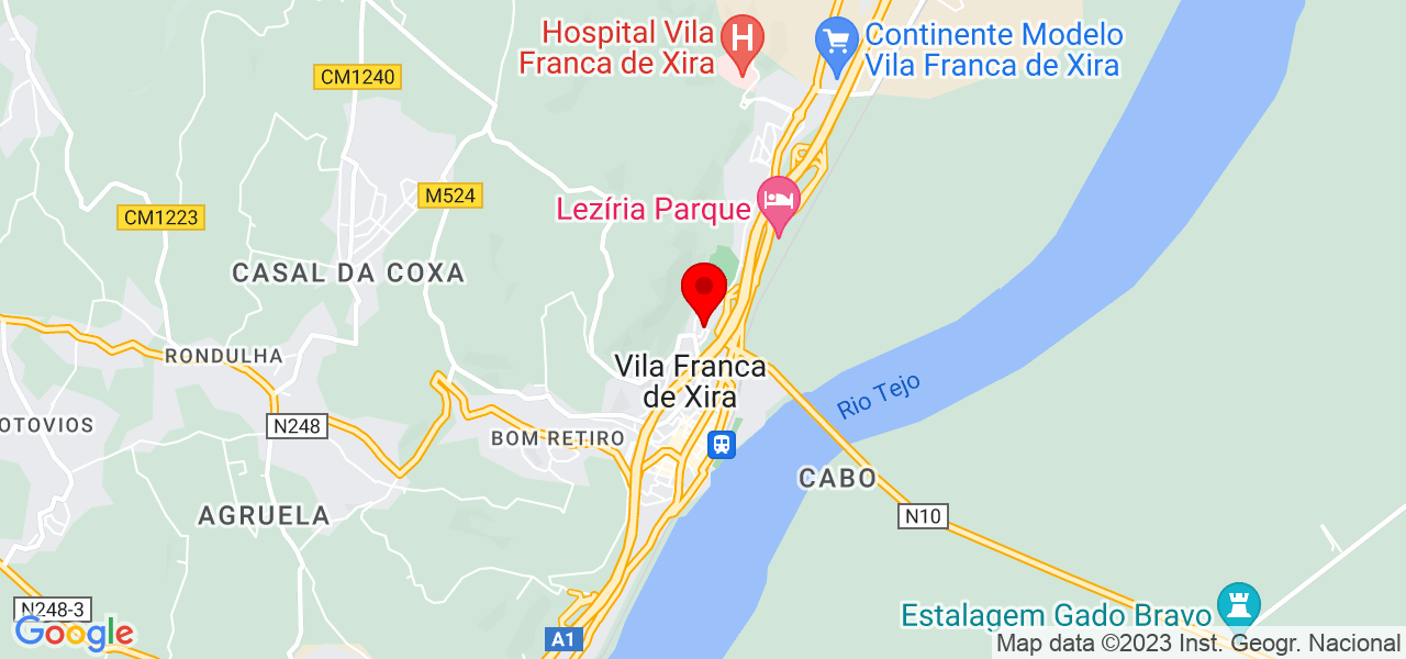 Ana Silva - Lisboa - Vila Franca de Xira - Mapa