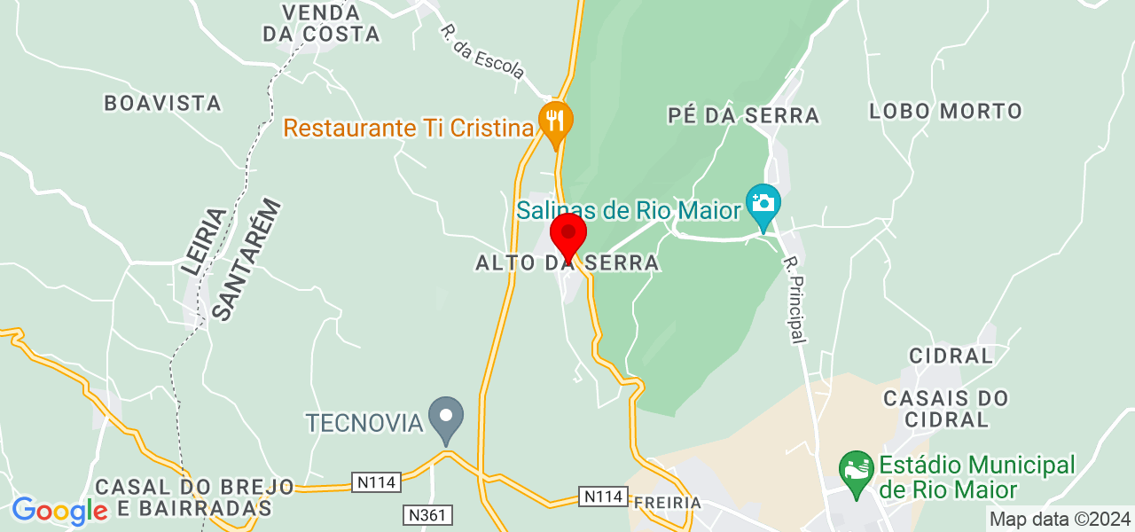 Gon&ccedil;alo Louren&ccedil;o - Santarém - Rio Maior - Mapa