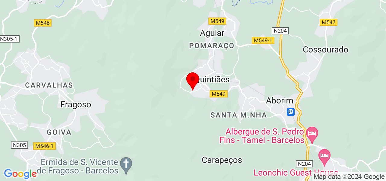Branco&amp;mu&ntilde;oz  lda - Braga - Barcelos - Mapa