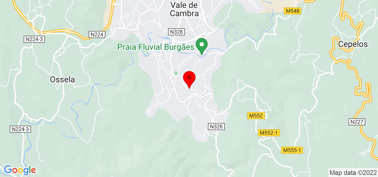 Bruno Tavares - Aveiro - Vale de Cambra - Mapa