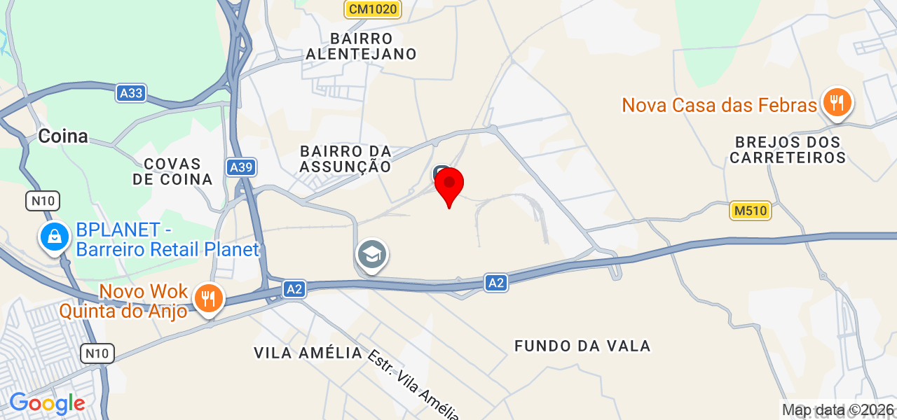Garcia - Setúbal - Palmela - Karte
