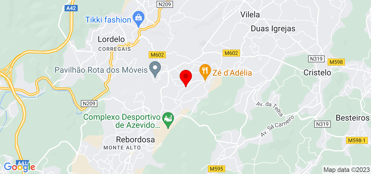 Sofia Costa - Porto - Paredes - Mapa