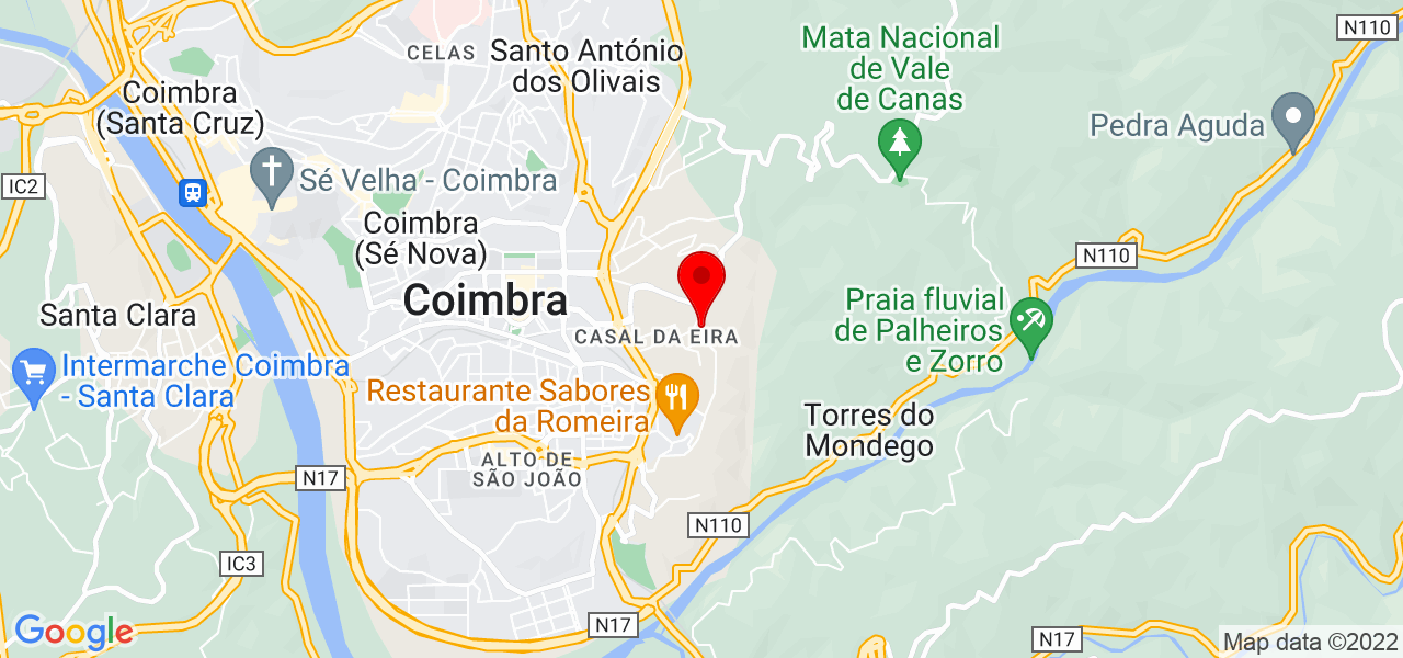 In&ecirc;s Sa&uacute;de - Coimbra - Coimbra - Mapa