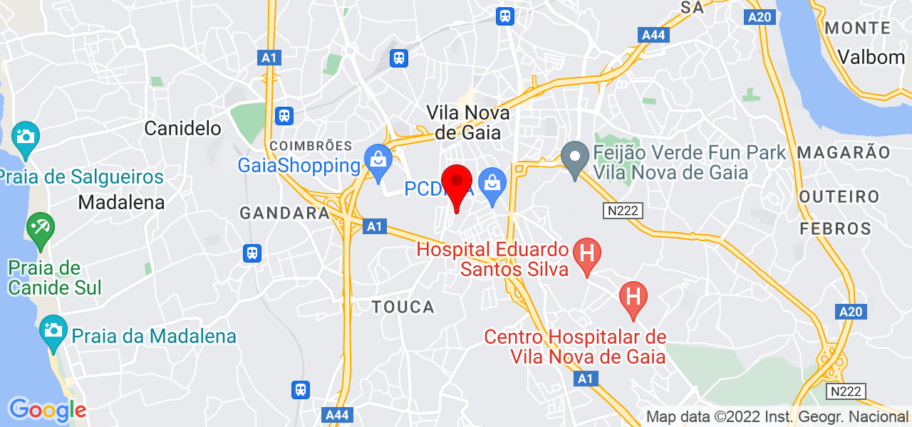 Luciane - Porto - Vila Nova de Gaia - Mapa