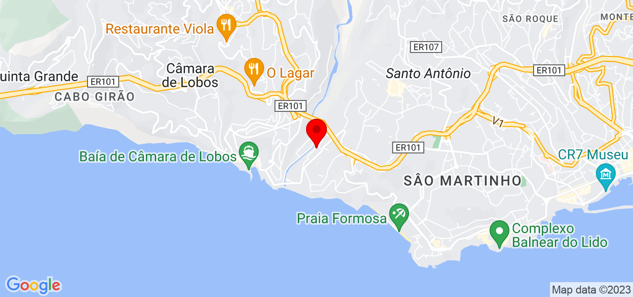 Mila - Madeira - Funchal - Mapa
