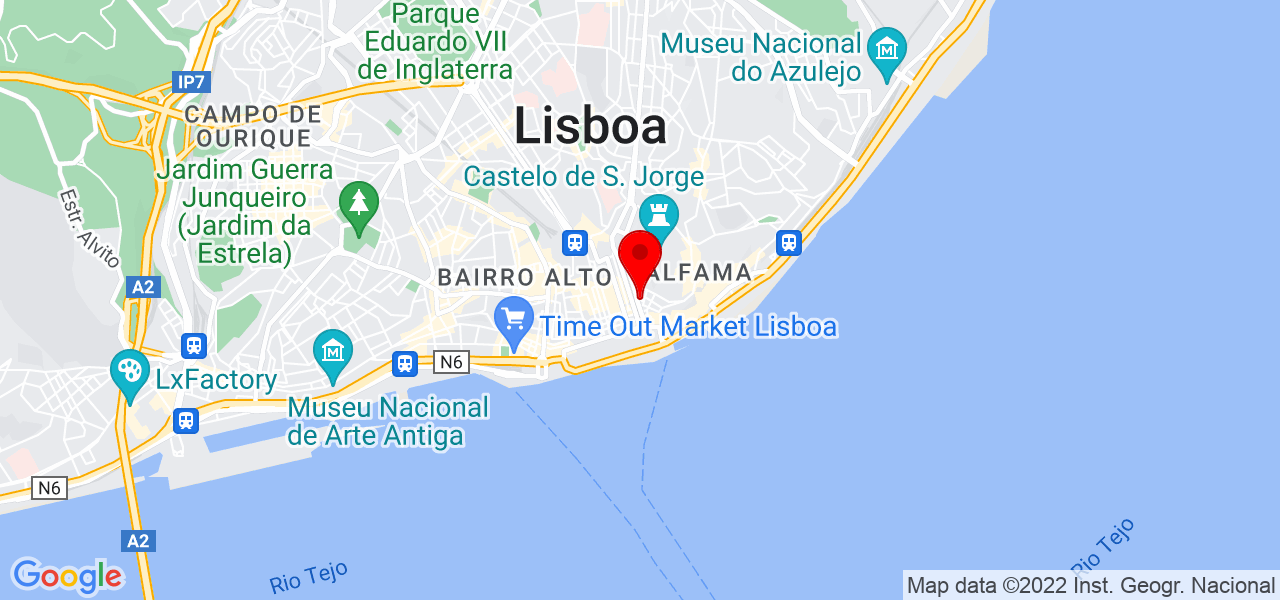 SGO - Servi&ccedil;os de Gest&atilde;o e Outsourcing - Lisboa - Lisboa - Mapa
