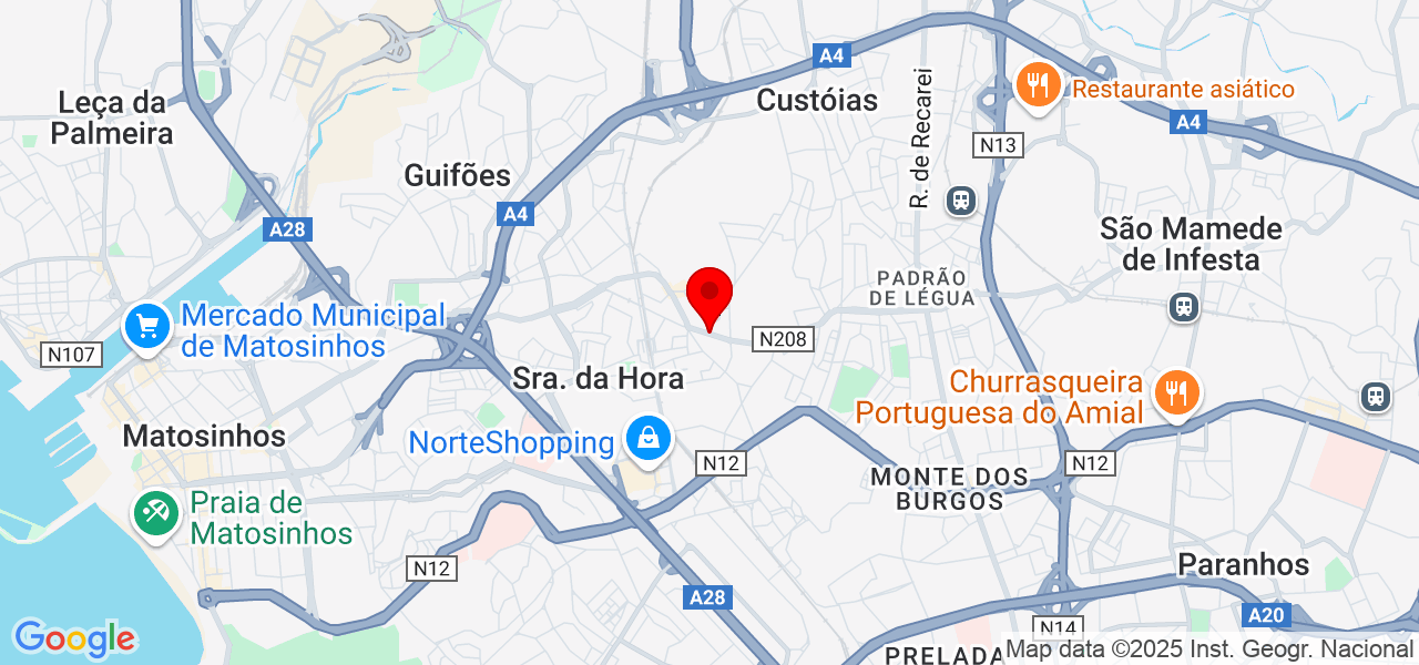 Efatá estética - Porto - Matosinhos - Map