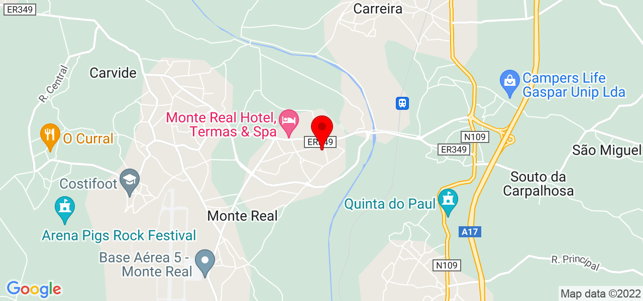 Andr&eacute; Correia - Leiria - Leiria - Mapa