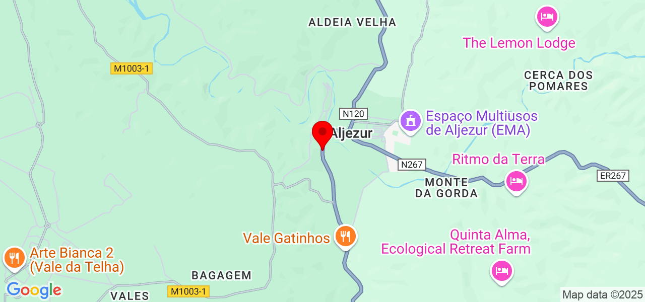 inna_hairwork - Faro - Aljezur - Map