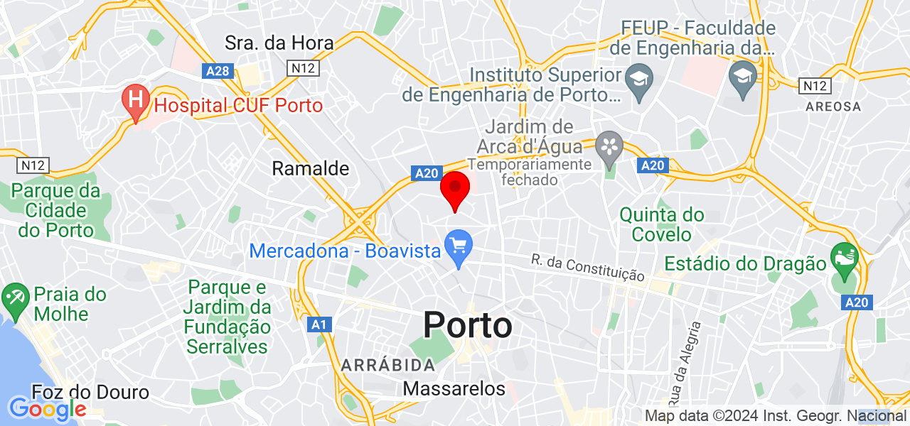 Pedro Teixeira - Porto - Porto - Mapa