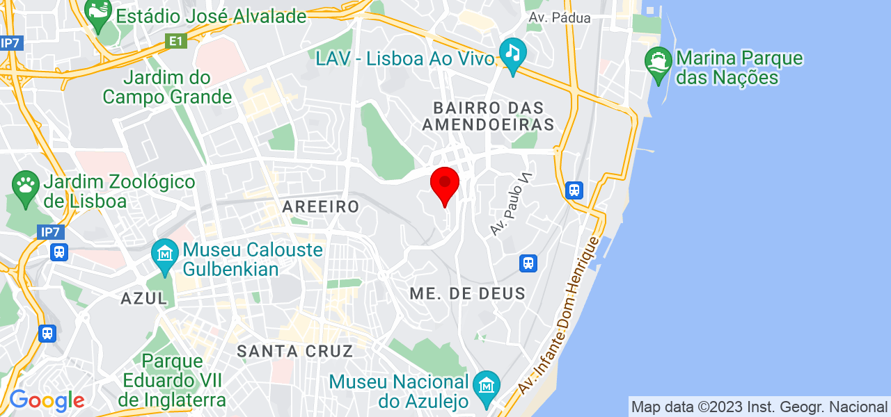 Toinho Britto - Lisboa - Lisboa - Mapa