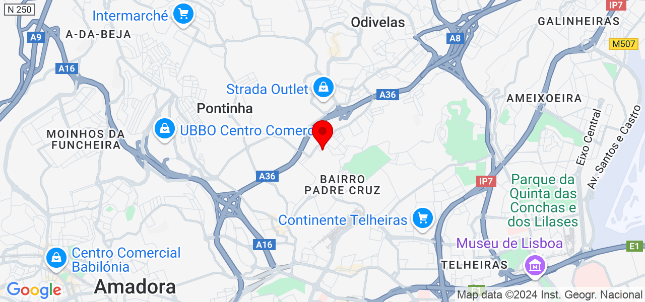 Bruno David Construções - Lisboa - Odivelas - Map