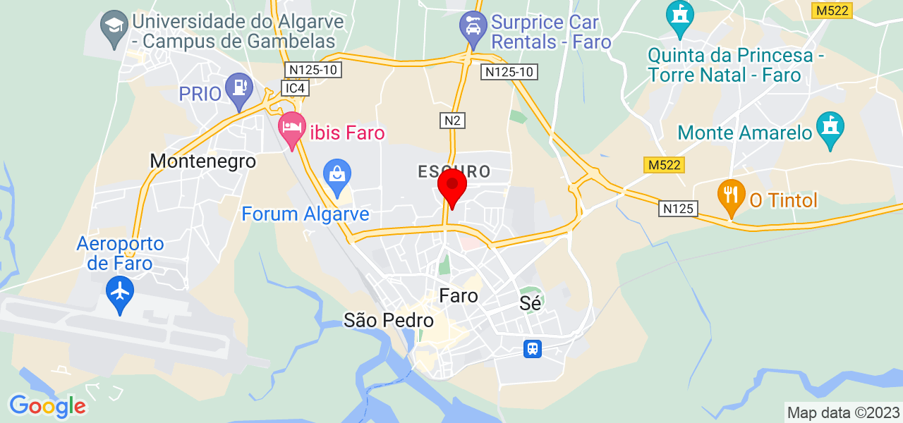 Eva Amorim - Faro - Faro - Mapa