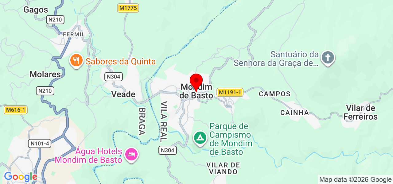 ZecaSportShots - Vila Real - Mondim de Basto - Map