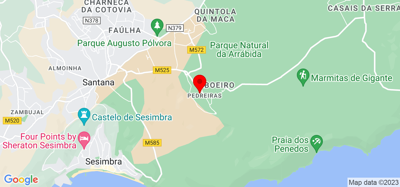 MARIA IN&Ecirc;S - Setúbal - Sesimbra - Mapa