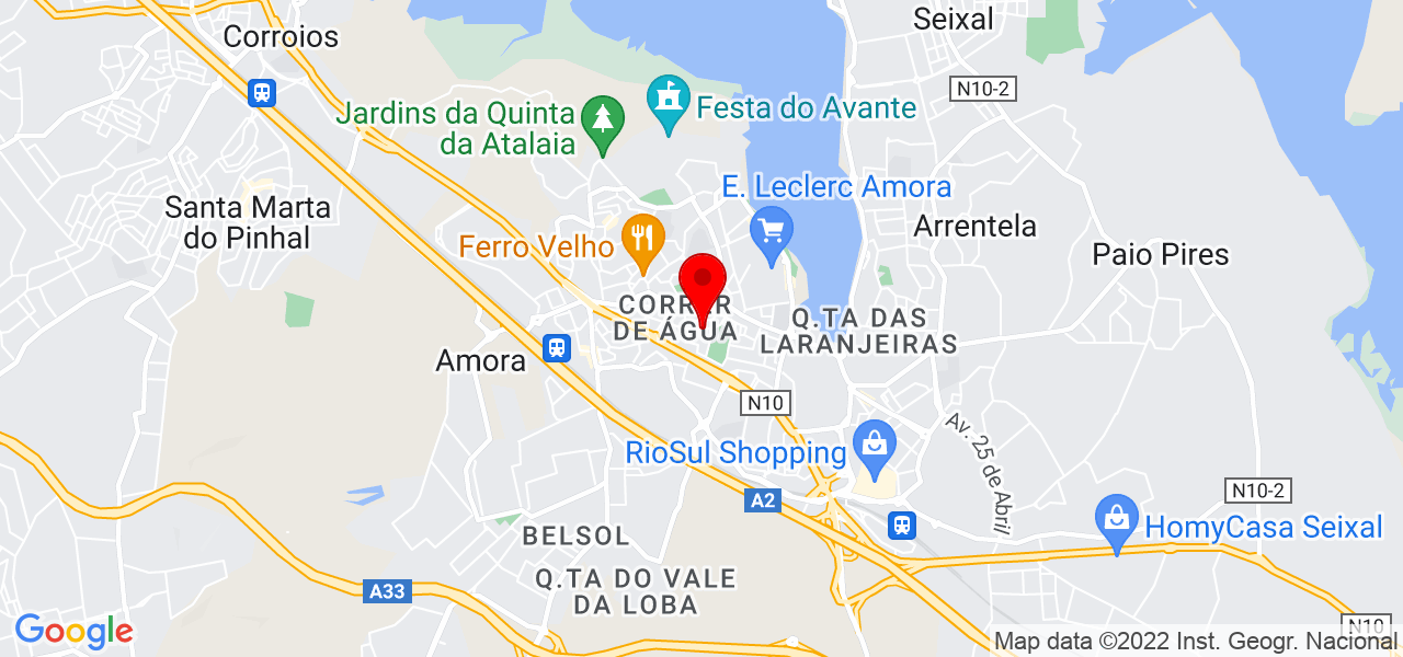 Telma Martins - Limpezas e Engomadoria - Setúbal - Seixal - Mapa