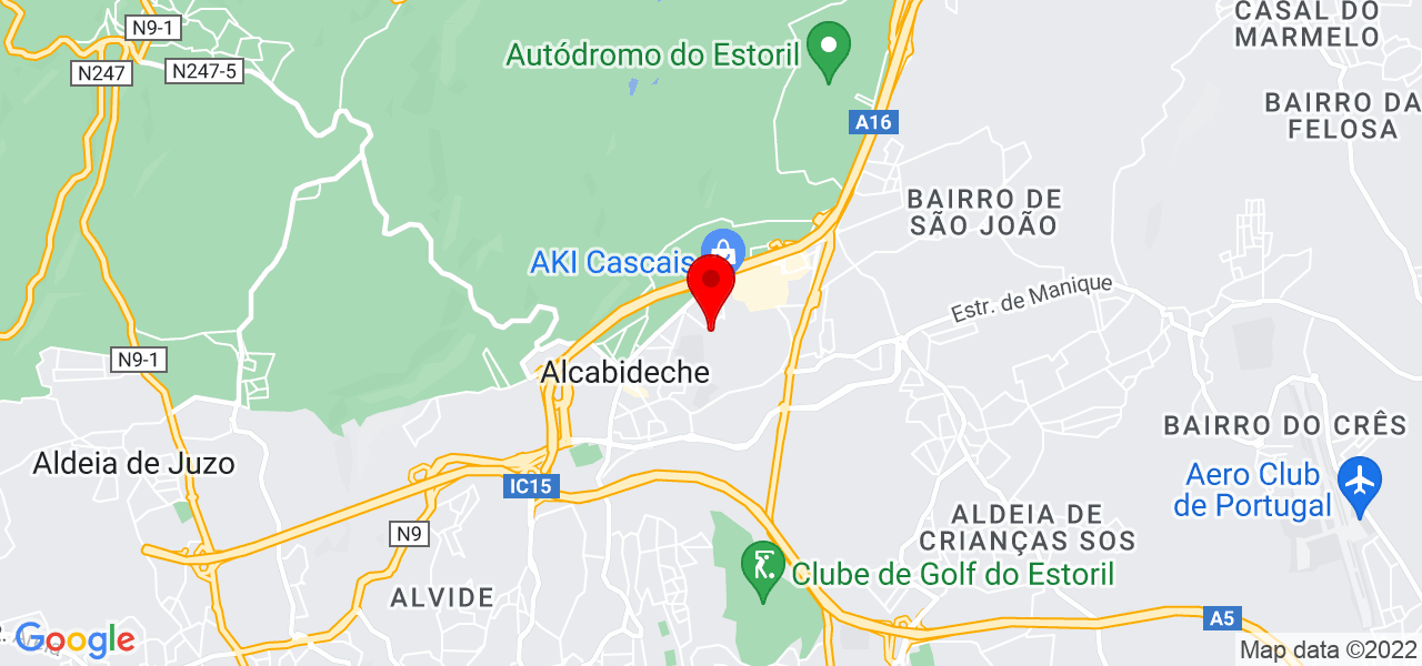 Alicia Semedo - Lisboa - Cascais - Mapa