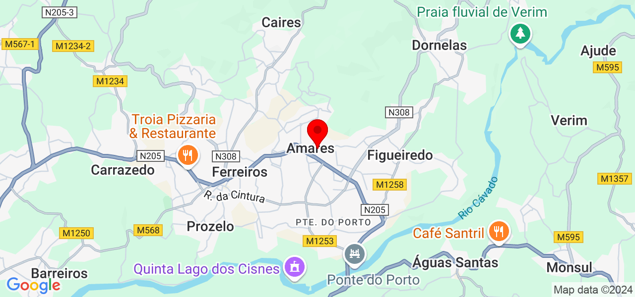 DC Uniart - Braga - Amares - Map