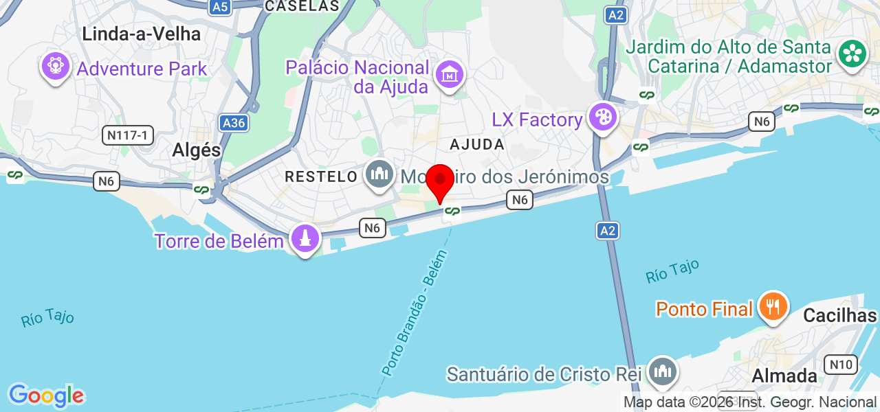 Flor damico - Lisboa - Lisboa - Mapa
