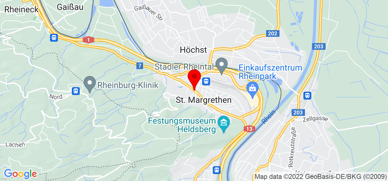 AddIt - Sankt Gallen - Sankt Margrethen - Karte
