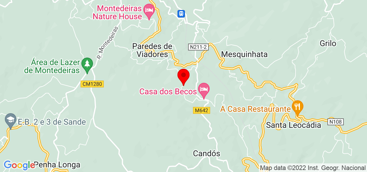 Rita Sousa - Porto - Marco de Canaveses - Mapa