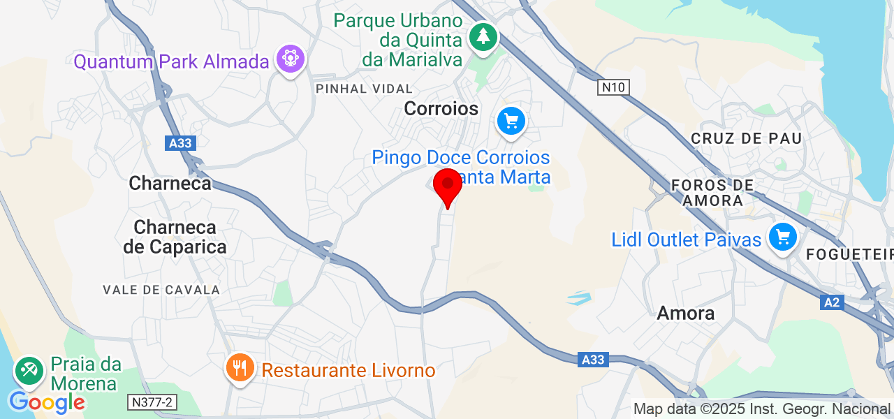 Mistre Limpo - Setúbal - Seixal - Mapa