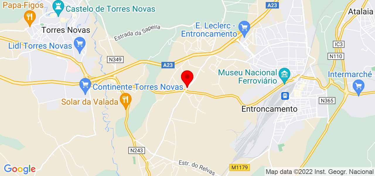Patrícia Faria - Santarém - Torres Novas - Map
