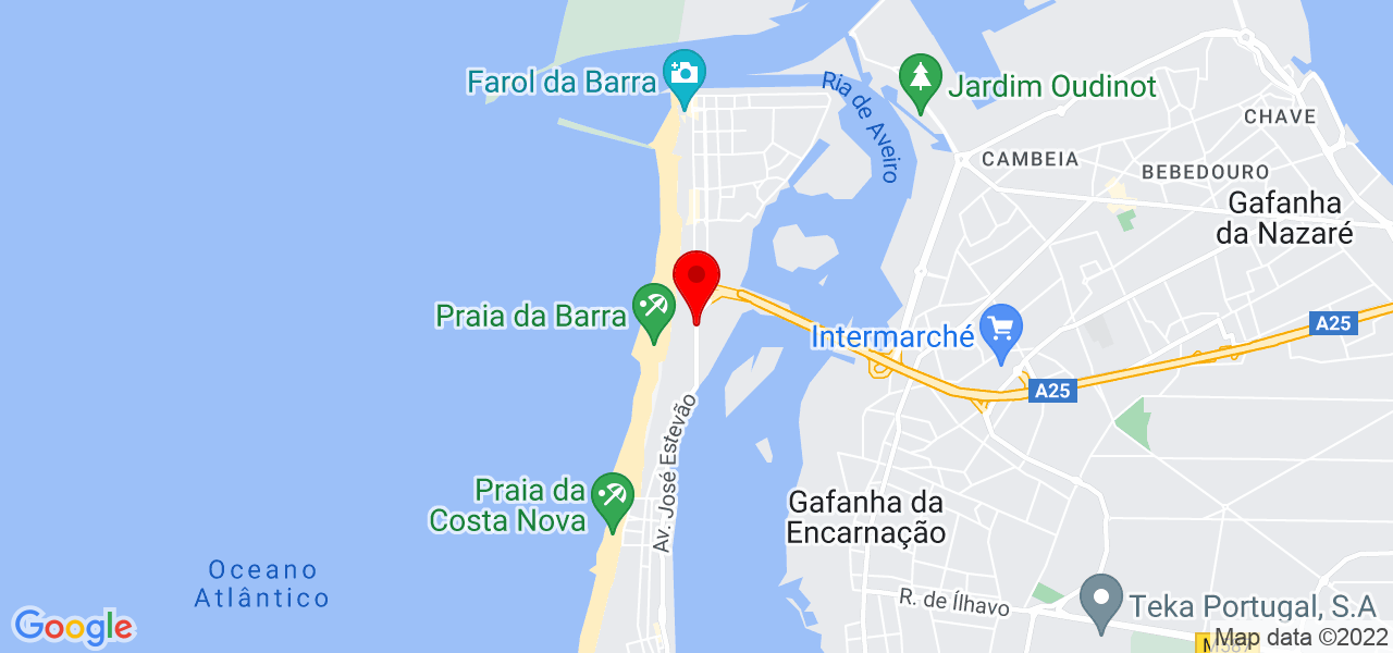 Diogo Alves - Aveiro - Ílhavo - Mapa