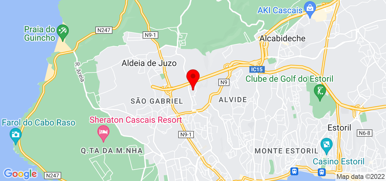 Ana Oliveira - Lisboa - Cascais - Mapa