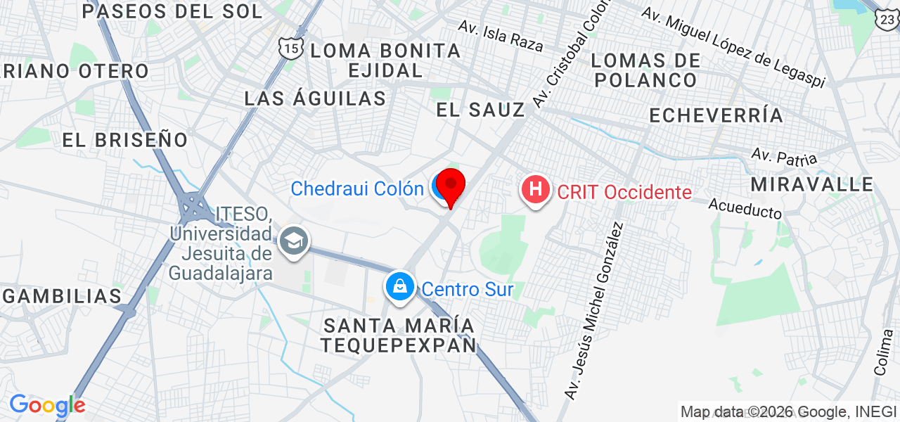 Marco Ramos (Pluma de Aura) - Jalisco - San Pedro Tlaquepaque - Map