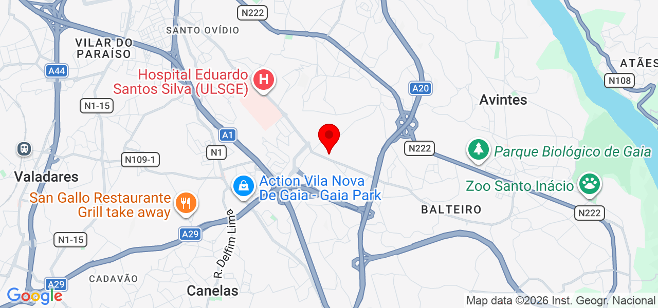 Mariana Queirós - Porto - Vila Nova de Gaia - Mapa