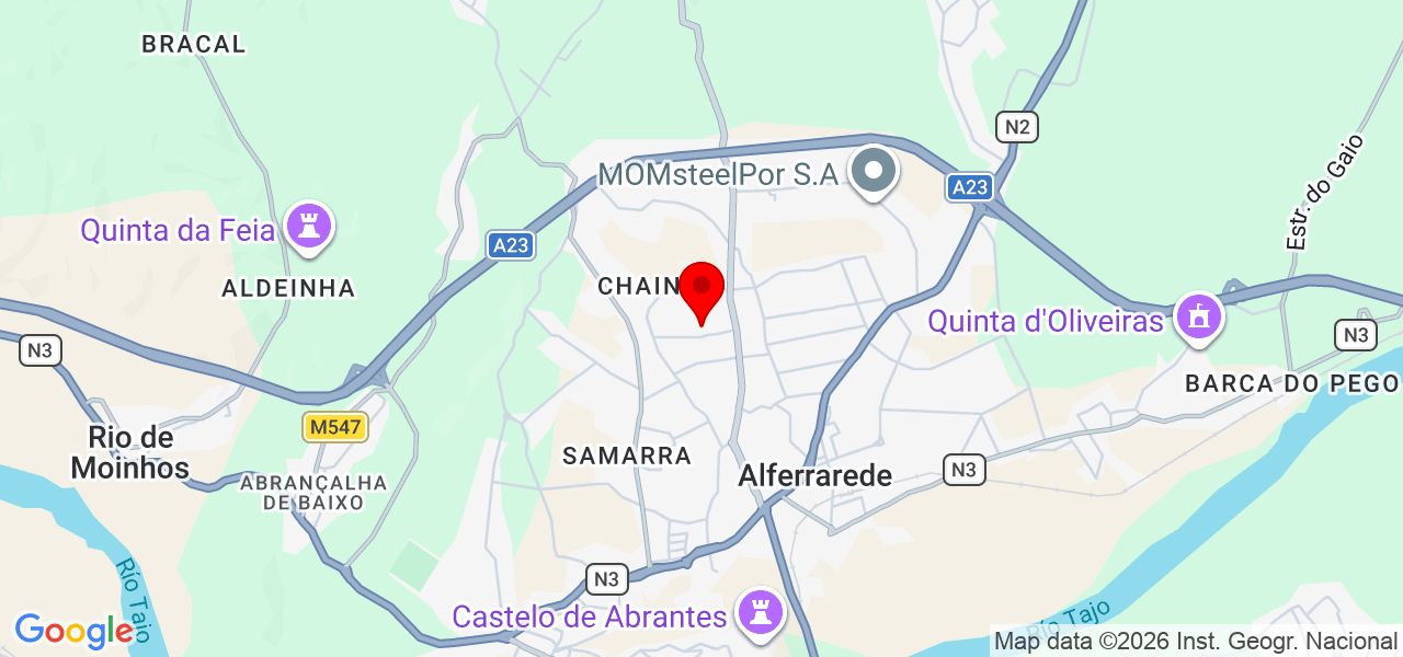 António Rodrigues — Sites para negócios locais - Santarém - Abrantes - Map