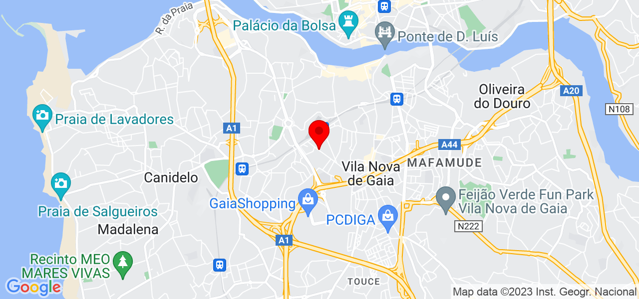 Alexandra Costa - Porto - Vila Nova de Gaia - Mapa