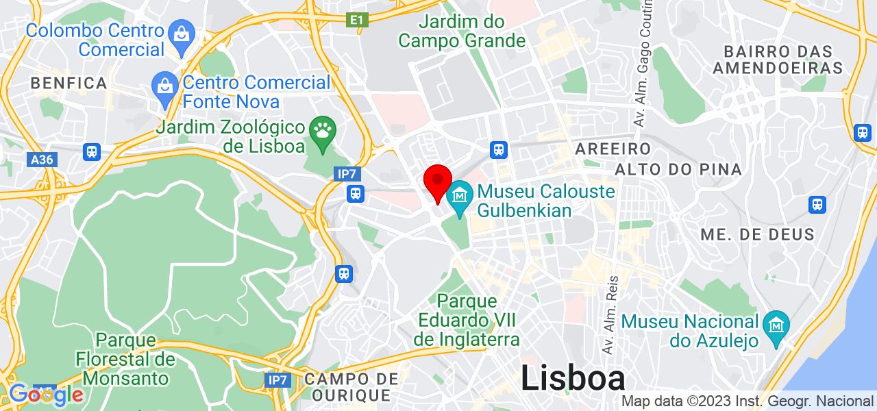 In&ecirc;s Madureira - Lisboa - Lisboa - Mapa