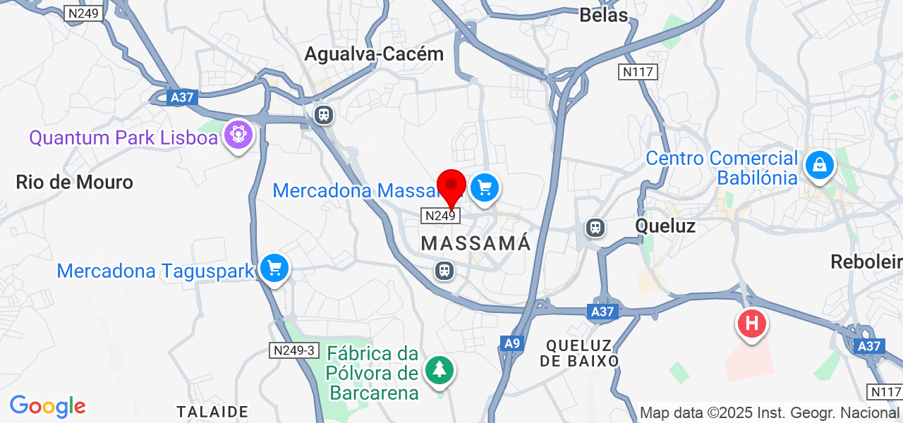 N&aacute;dia Furtado - Lisboa - Sintra - Mapa