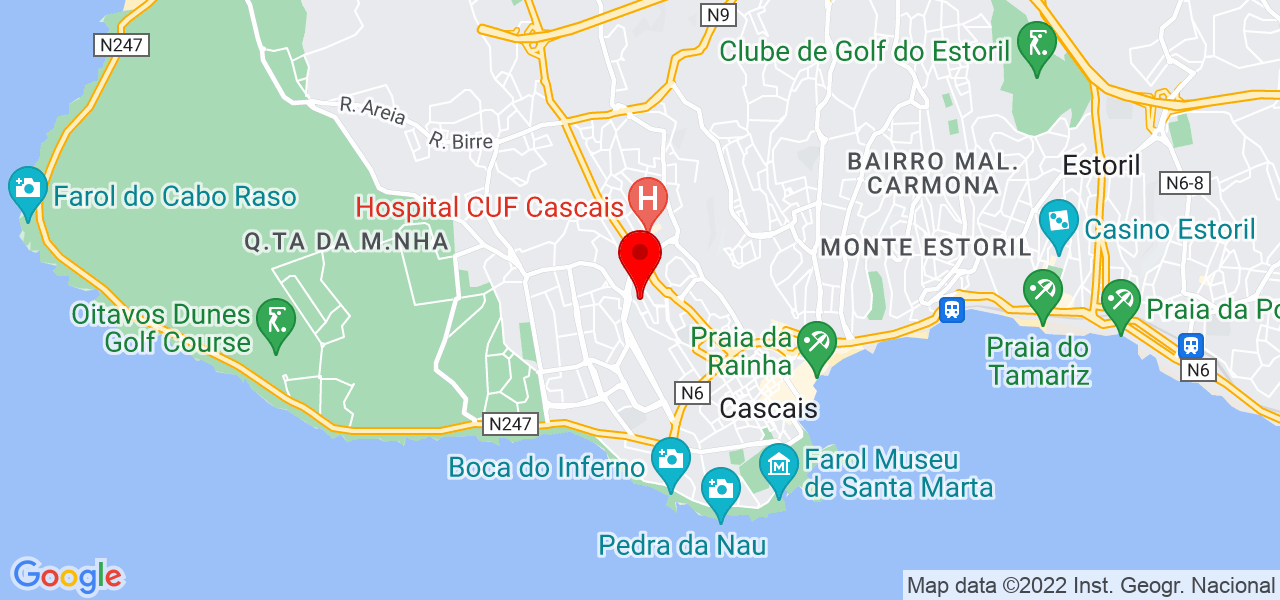 John Pace - Lisboa - Cascais - Mapa