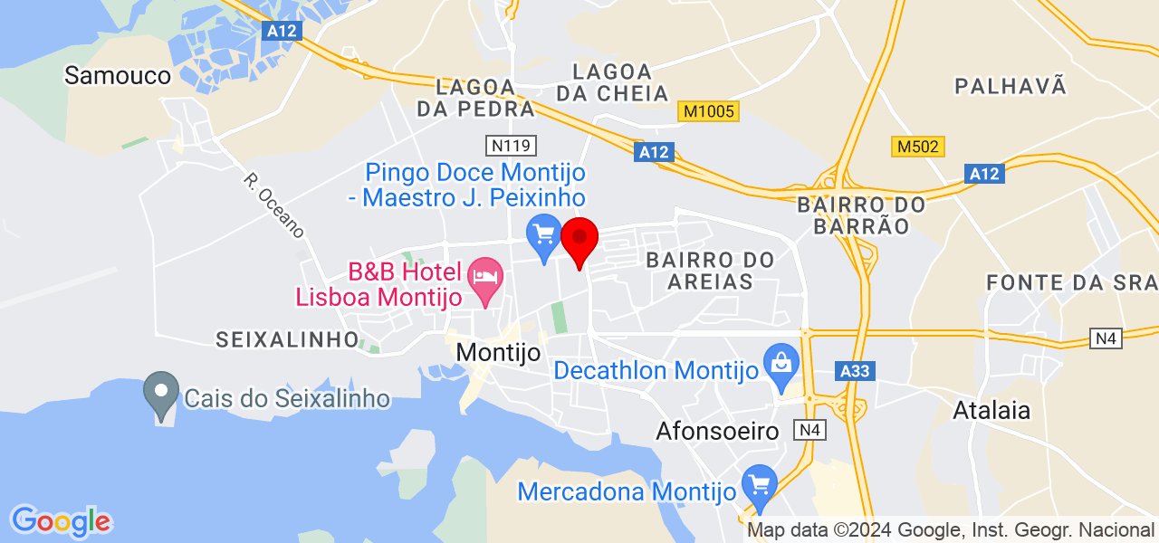 Natan Gomes - Setúbal - Montijo - Map