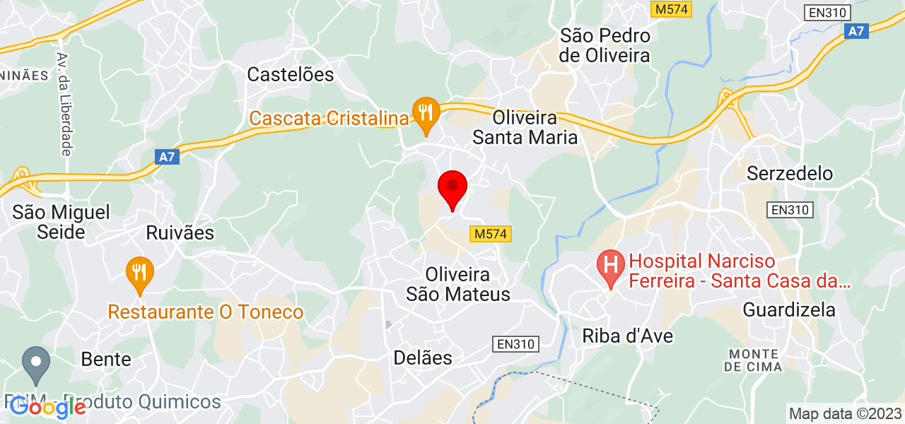 Ana Goncalves - Braga - Vila Nova de Famalicão - Mapa