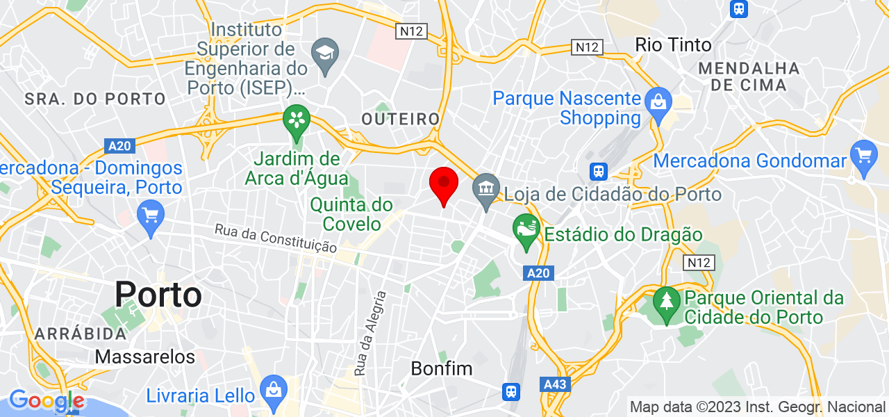Vitor Gon&ccedil;alves - Porto - Porto - Mapa