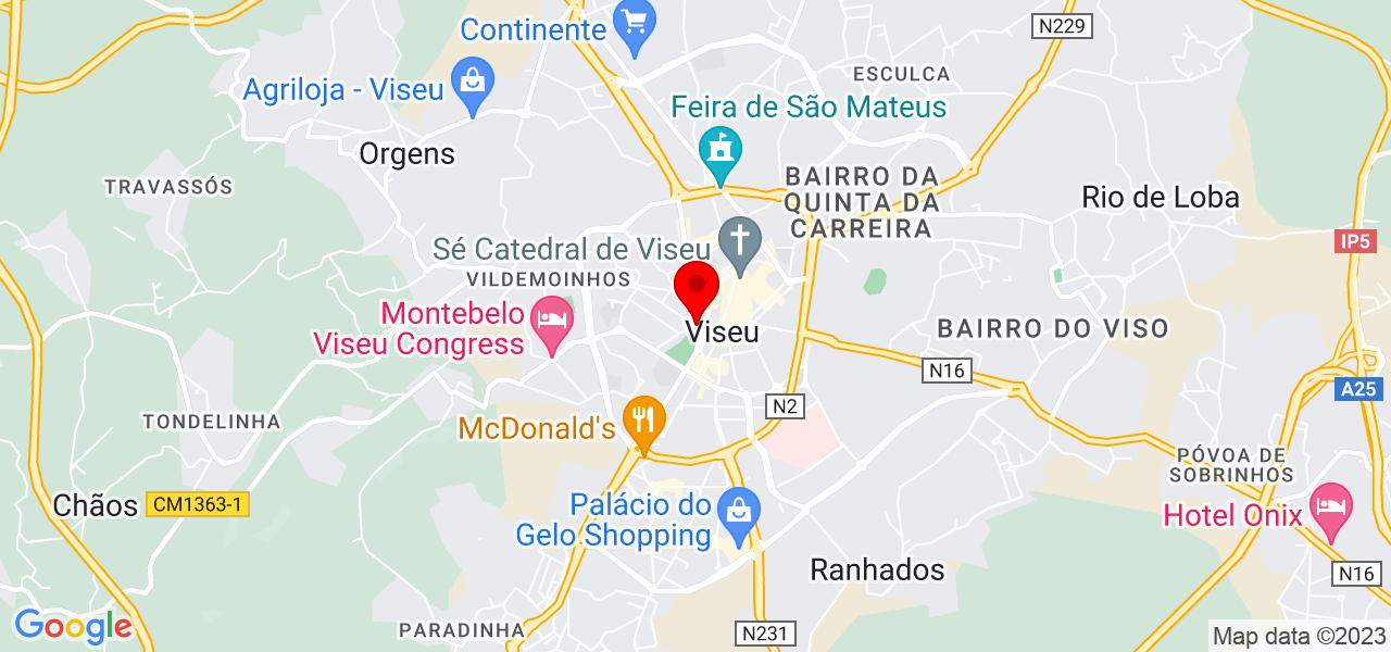 Monica Ruffeil - Viseu - Viseu - Map