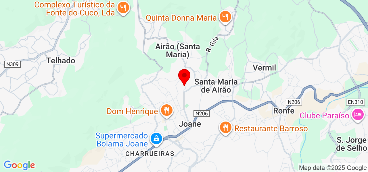 Meylane - Braga - Vila Nova de Famalicão - Mapa