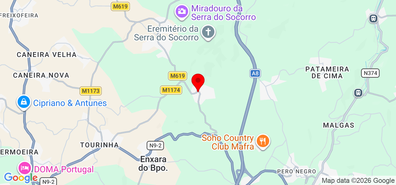 Sofia Dionisio - Lisboa - Mafra - Karte
