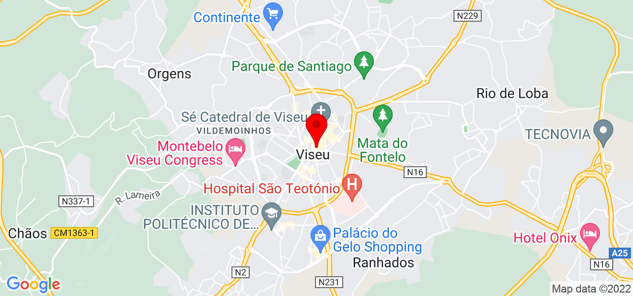 Elizandra da Silva Alves - Viseu - Viseu - Mapa