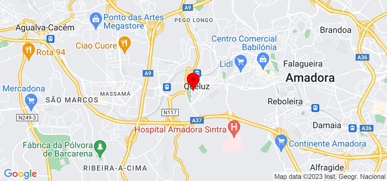 Gesso style - Lisboa - Sintra - Mapa