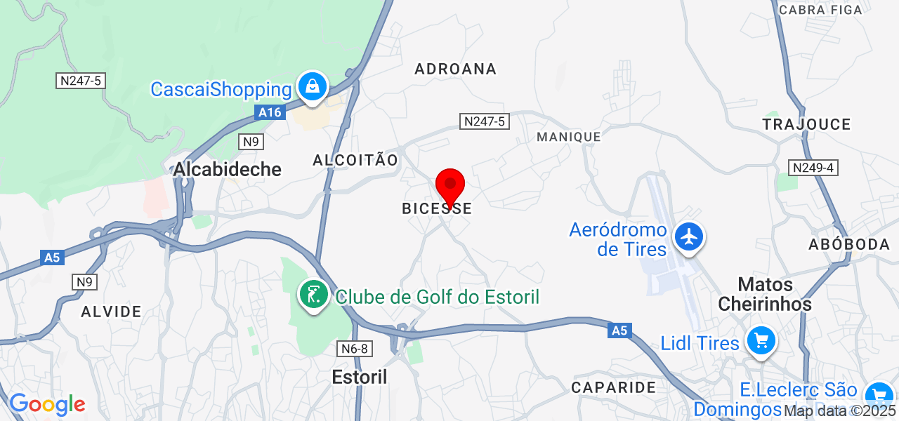 Bernardina - Lisboa - Cascais - Mapa