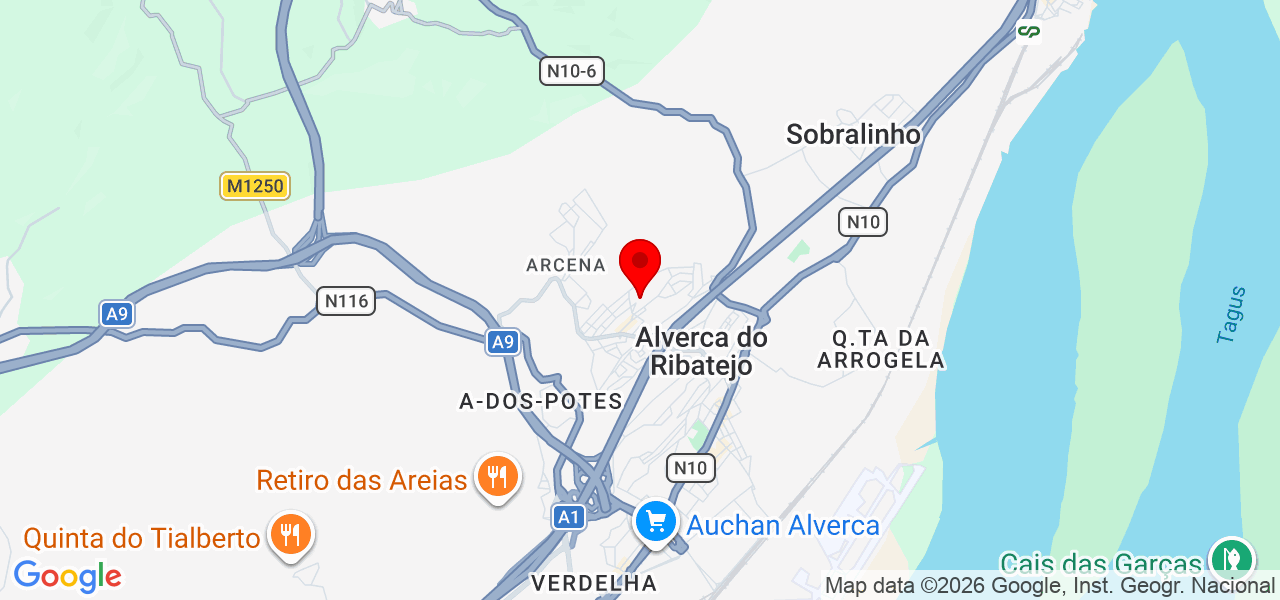Edemaura - Lisboa - Vila Franca de Xira - Mapa