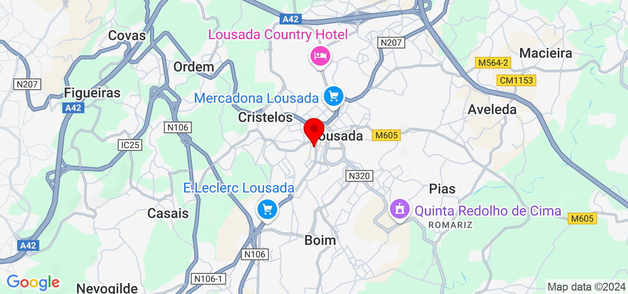 Vivian Edwiges - Porto - Lousada - Mapa
