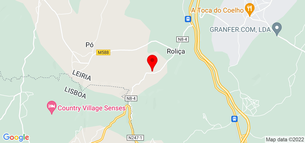 Martin&rsquo;s Lodge Canine Services - Leiria - Bombarral - Mapa